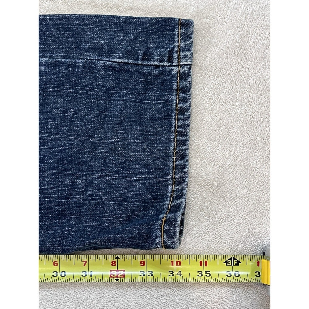 Levi's 527 Boot Cut Jeans Mens 32 X 34 Cowboy Ranch Rodeo Whiskering Med Wash - Picture 7 of 7